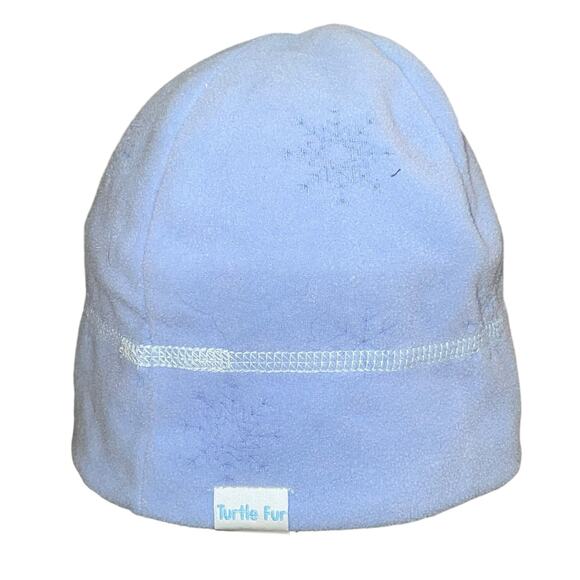 Turtle Fur Beanie Hat Skull Cap Ski Snowflake Unisex Snow Cozy OS Baby Blue - Picture 4 of 14